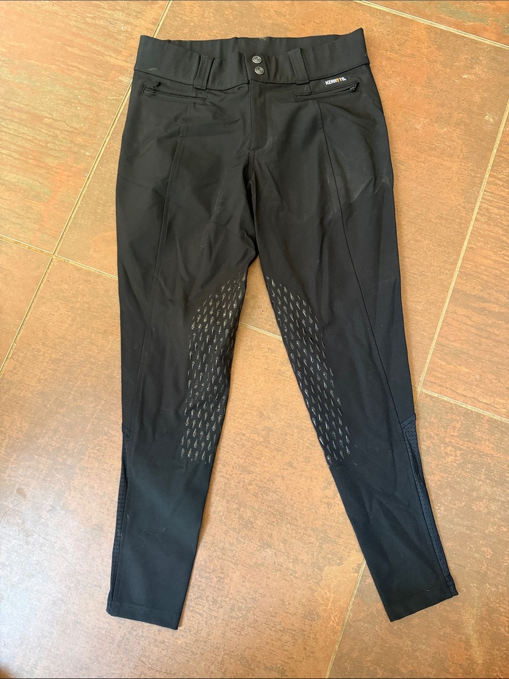 Kerrits Black Full-Seat Grip Riding Breeches